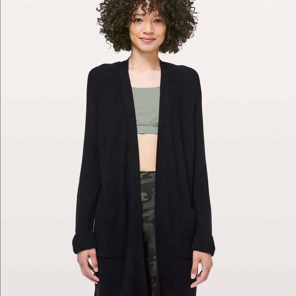 Lululemon still at easy wrap knit cardigan
